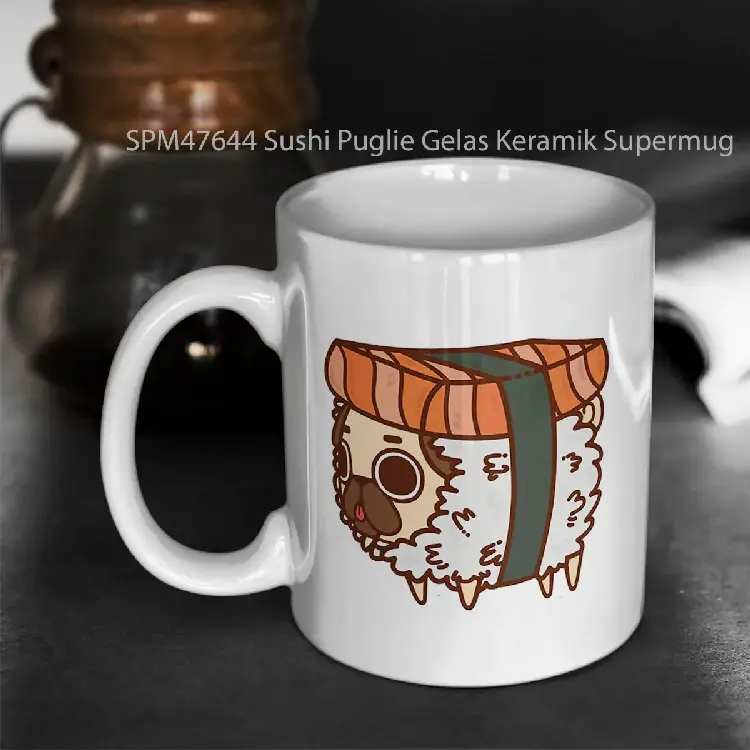 SPM47644 Sushi Puglie Gelas Keramik Supermug