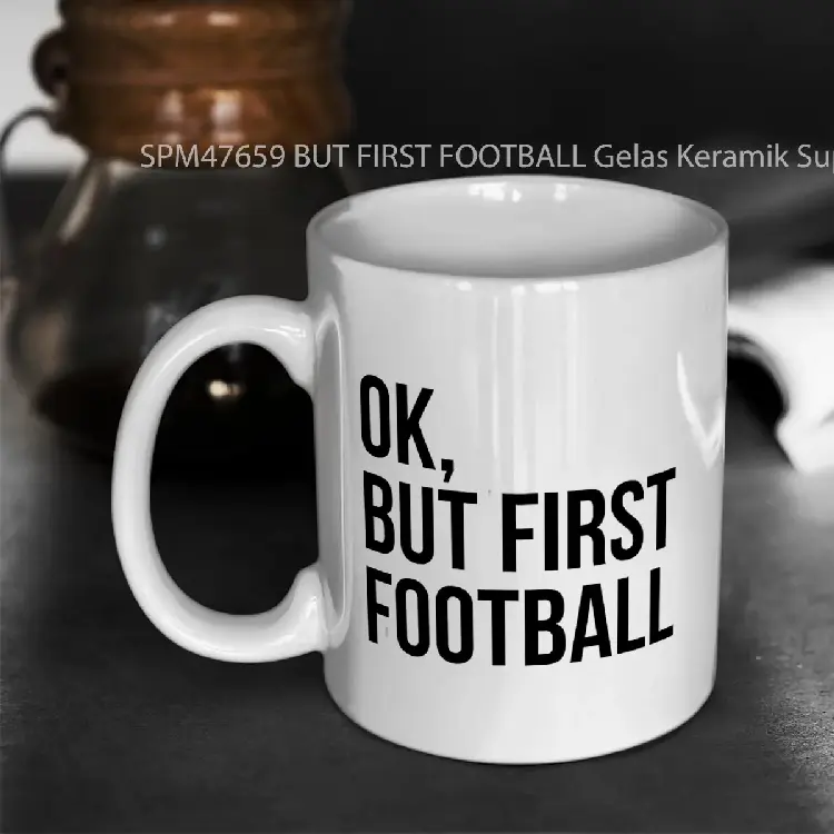 SPM47659 BUT FIRST FOOTBALL Gelas Keramik Supermug