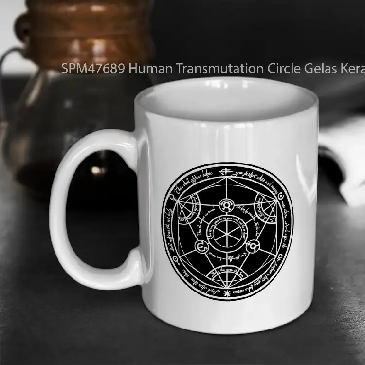 SPM47689 Human Transmutation Circle Gelas Keramik Supermug
