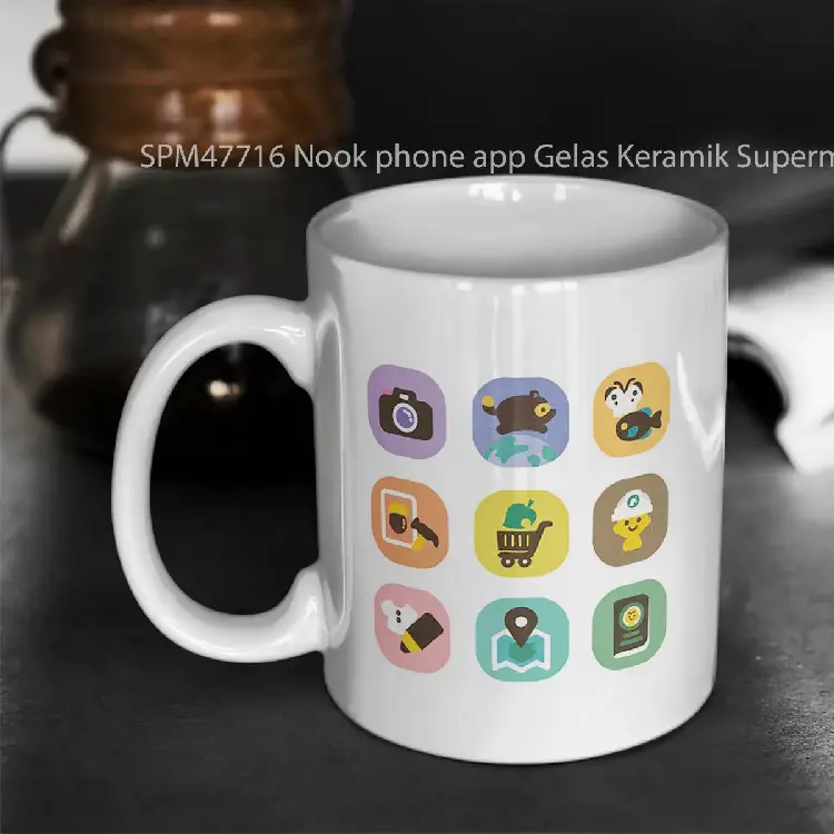 SPM47716 Nook phone app Gelas Keramik Supermug