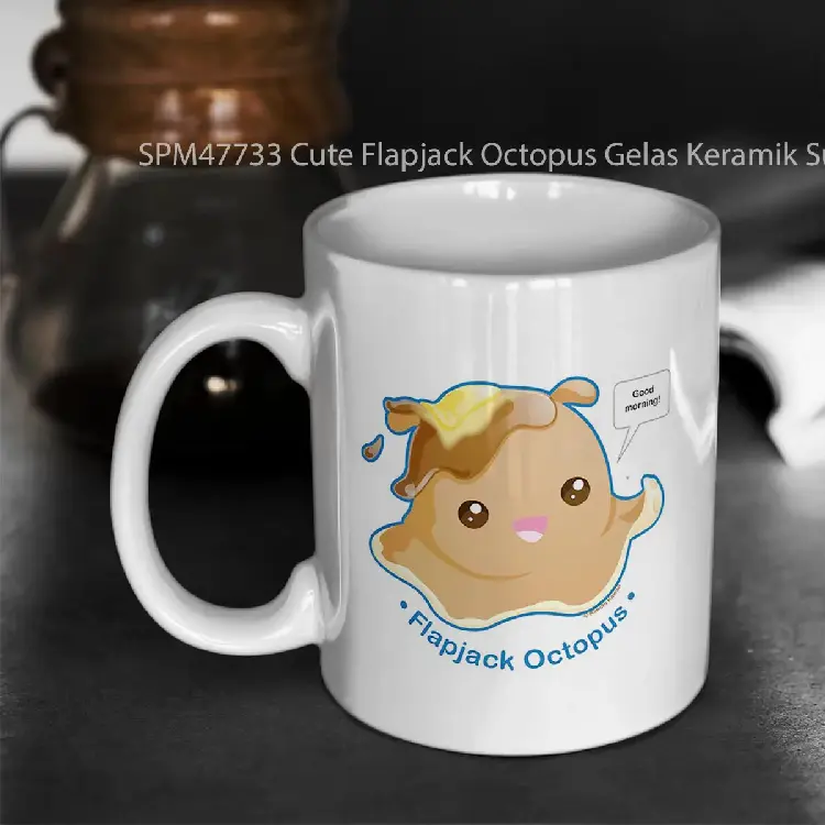 SPM47733 Cute Flapjack Octopus Gelas Keramik Supermug