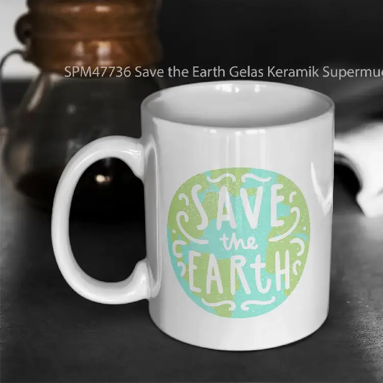 SPM47736 Save the Earth Gelas Keramik Supermug