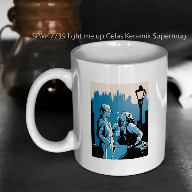 SPM47739 light me up Gelas Keramik Supermug