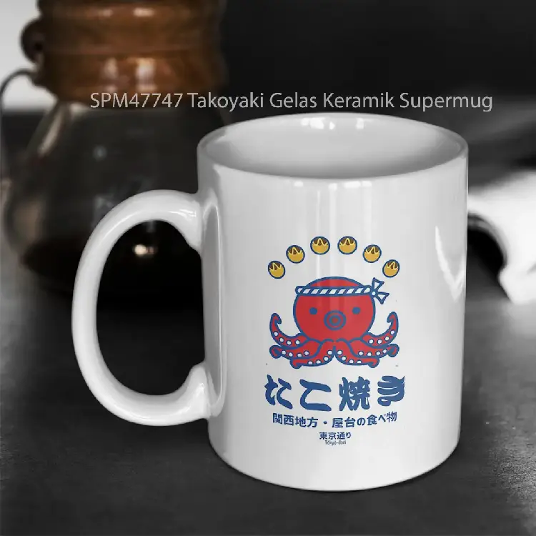 SPM47747 Takoyaki Gelas Keramik Supermug