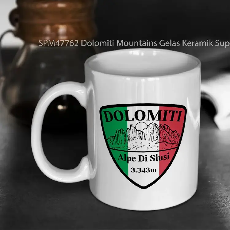SPM47762 Dolomiti Mountains Gelas Keramik Supermug