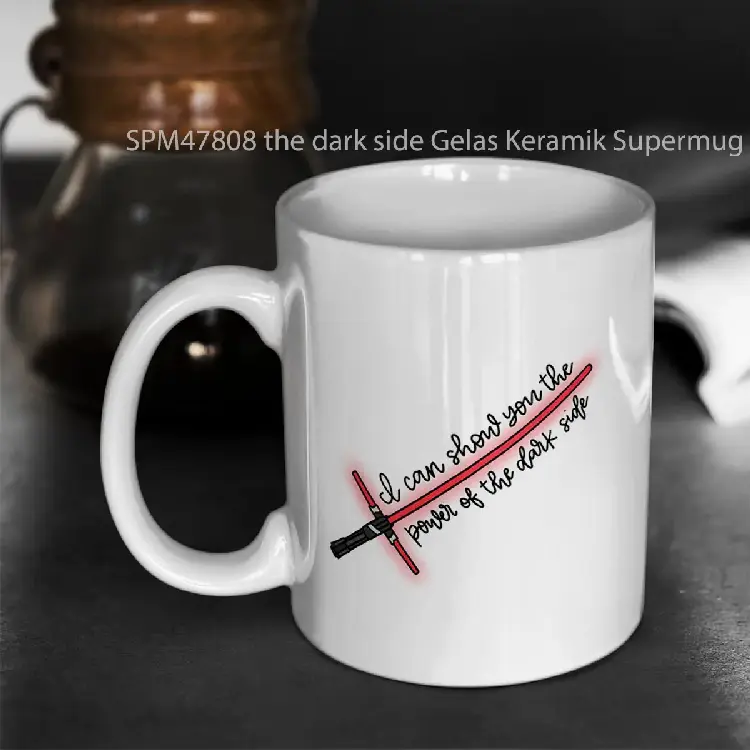 SPM47808 the dark side Gelas Keramik Supermug