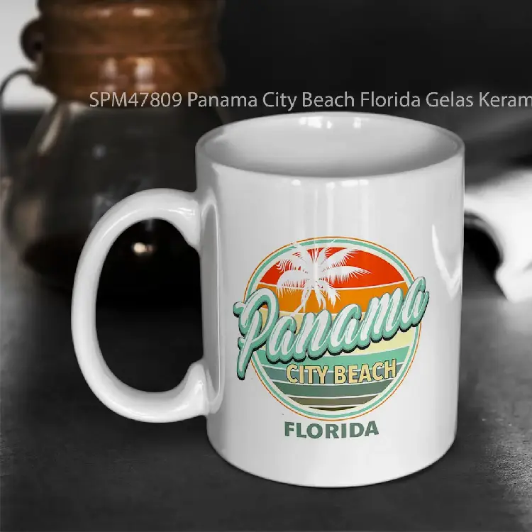 SPM47809 Panama City Beach Florida Gelas Keramik Supermug