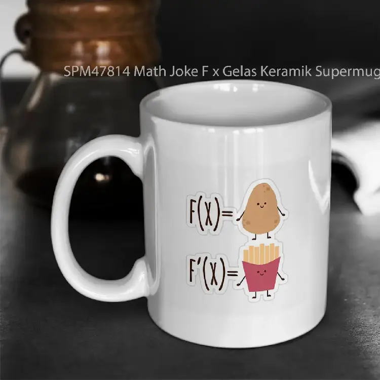 SPM47814 Math Joke F x Gelas Keramik Supermug