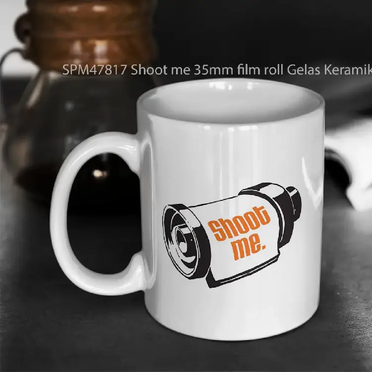 SPM47817 Shoot me 35mm film roll Gelas Keramik Supermug
