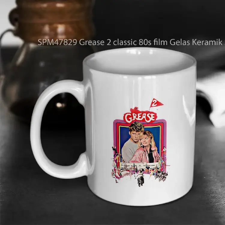 SPM47829 Grease 2 classic 80s film Gelas Keramik Supermug