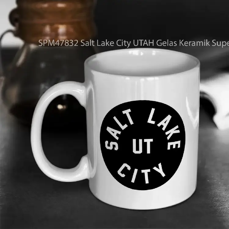 SPM47832 Salt Lake City UTAH Gelas Keramik Supermug