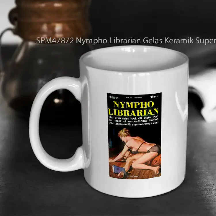 SPM47872 Nympho Librarian Gelas Keramik Supermug