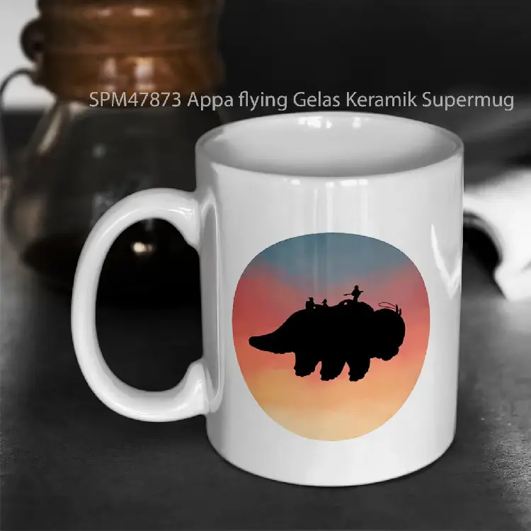 SPM47873 Appa flying Gelas Keramik Supermug