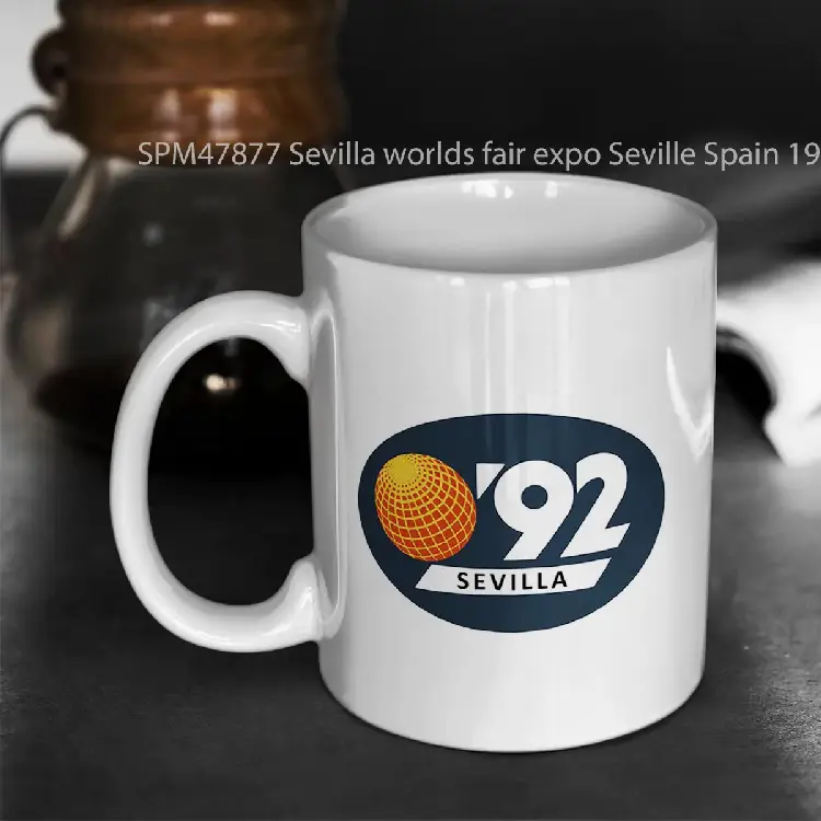 SPM47877 Sevilla worlds fair expo Seville Spain 1992 Gelas Keramik Supermug