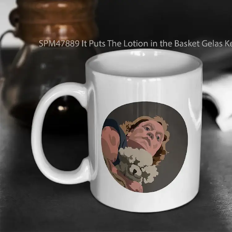SPM47889 It Puts The Lotion in the Basket Gelas Keramik Supermug