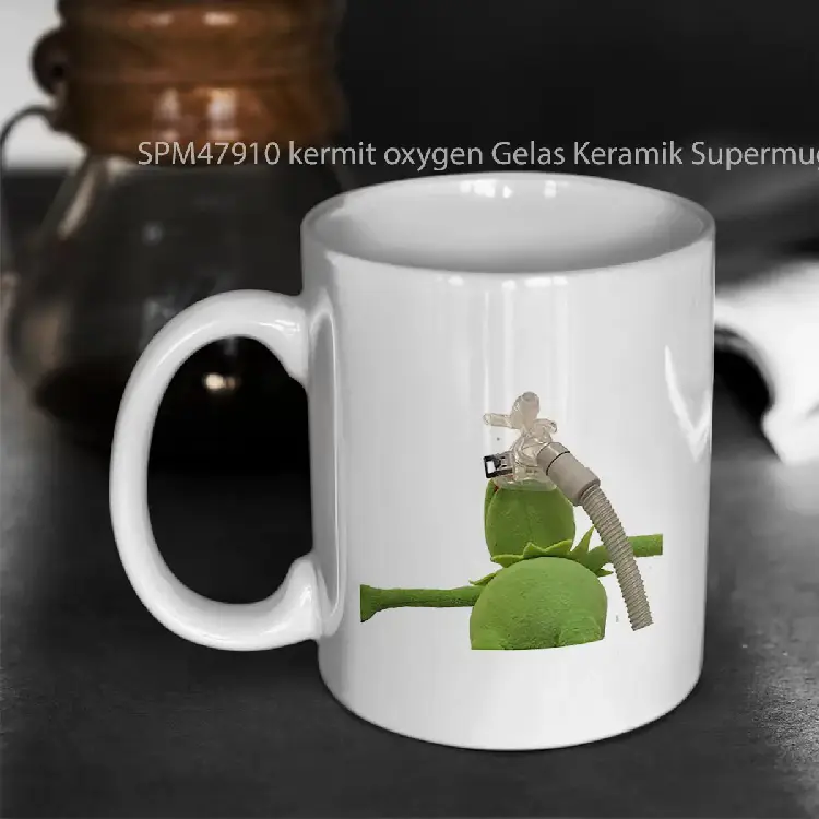 SPM47910 kermit oxygen Gelas Keramik Supermug