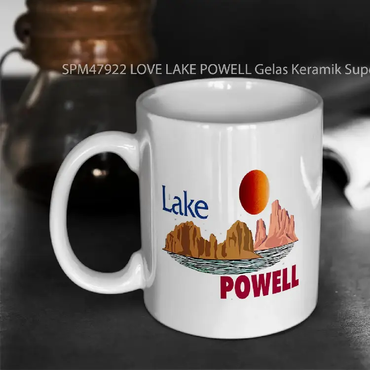 SPM47922 LOVE LAKE POWELL Gelas Keramik Supermug