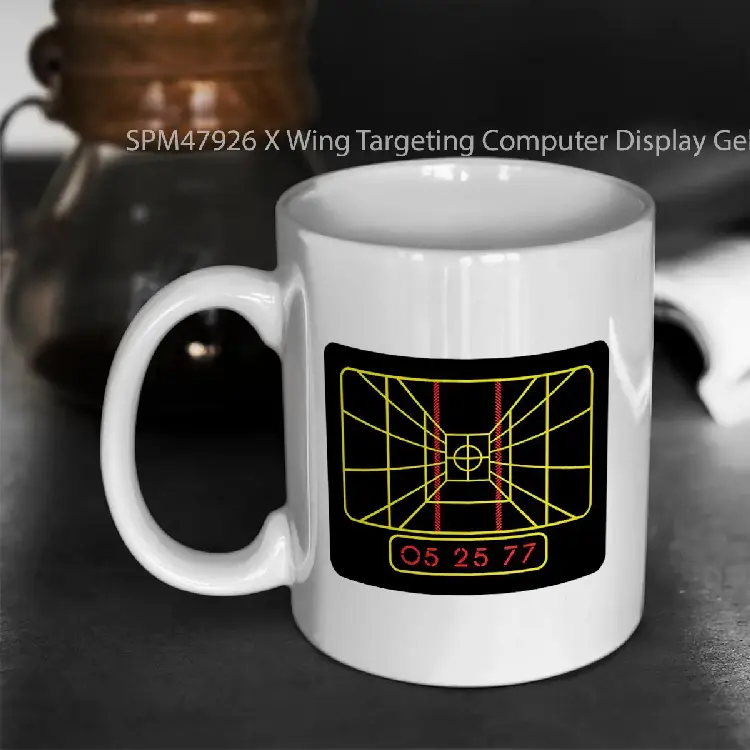 SPM47926 X Wing Targeting Computer Display Gelas Keramik Supermug