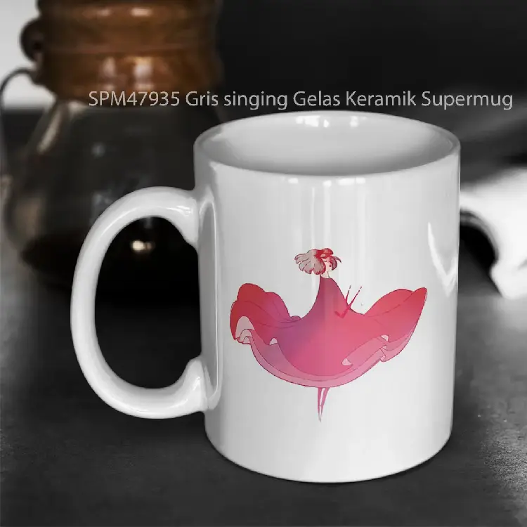 SPM47935 Gris singing Gelas Keramik Supermug