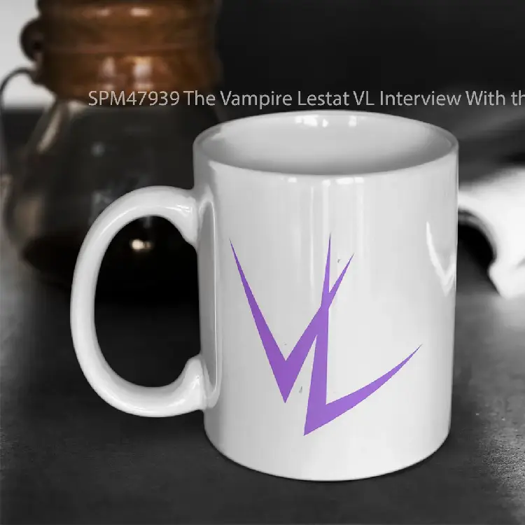SPM47939 The Vampire Lestat VL Interview With the Vampire Logo Gelas Keramik Supermug