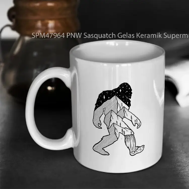 SPM47964 PNW Sasquatch Gelas Keramik Supermug