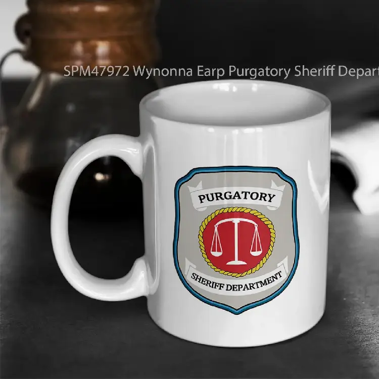 SPM47972 Wynonna Earp Purgatory Sheriff Department Patch Gelas Keramik Supermug