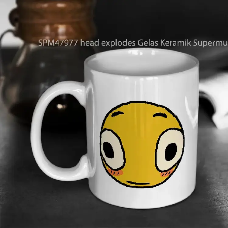 SPM47977 head explodes Gelas Keramik Supermug