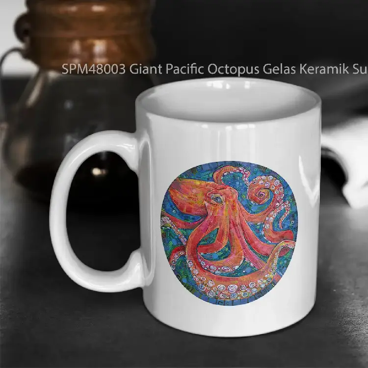 SPM48003 Giant Pacific Octopus Gelas Keramik Supermug