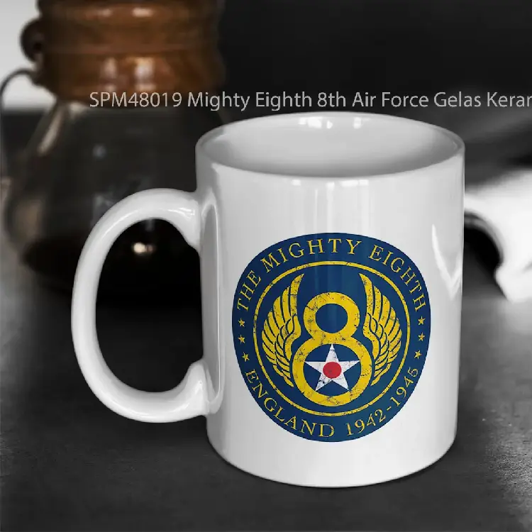 SPM48019 Mighty Eighth 8th Air Force Gelas Keramik Supermug