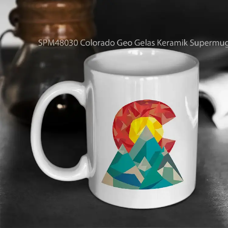 SPM48030 Colorado Geo Gelas Keramik Supermug