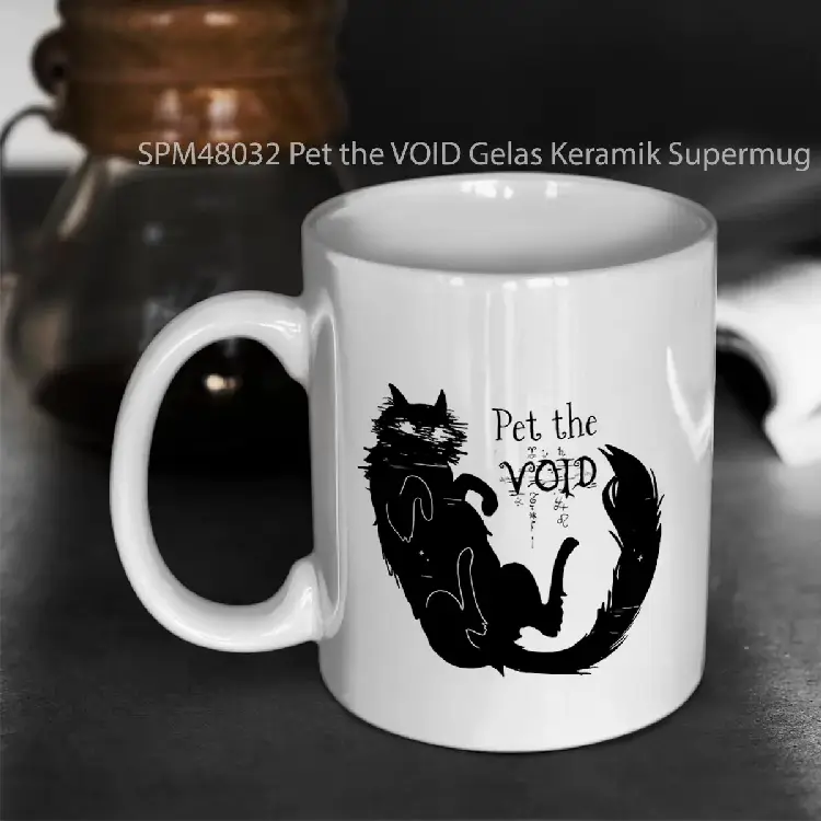 SPM48032 Pet the VOID Gelas Keramik Supermug