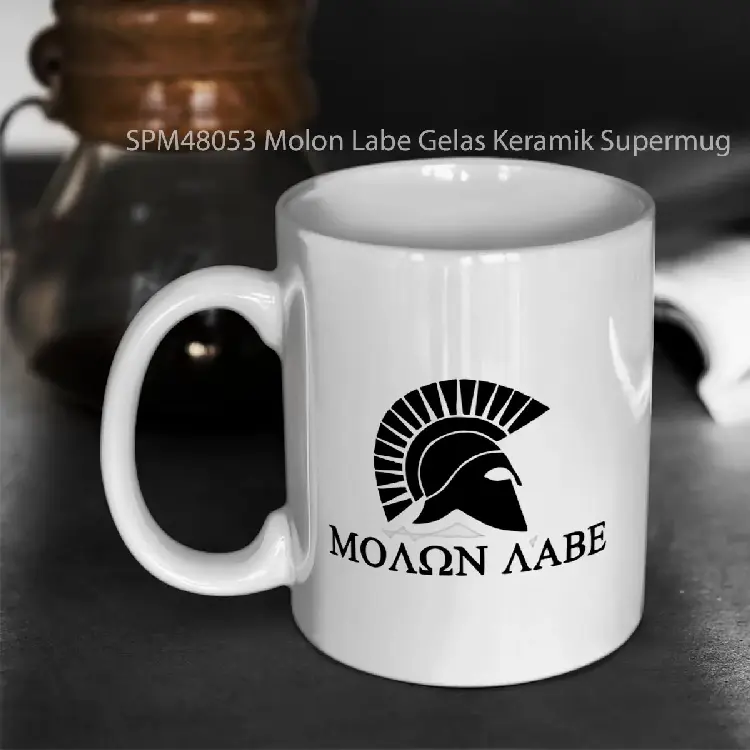SPM48053 Molon Labe Gelas Keramik Supermug