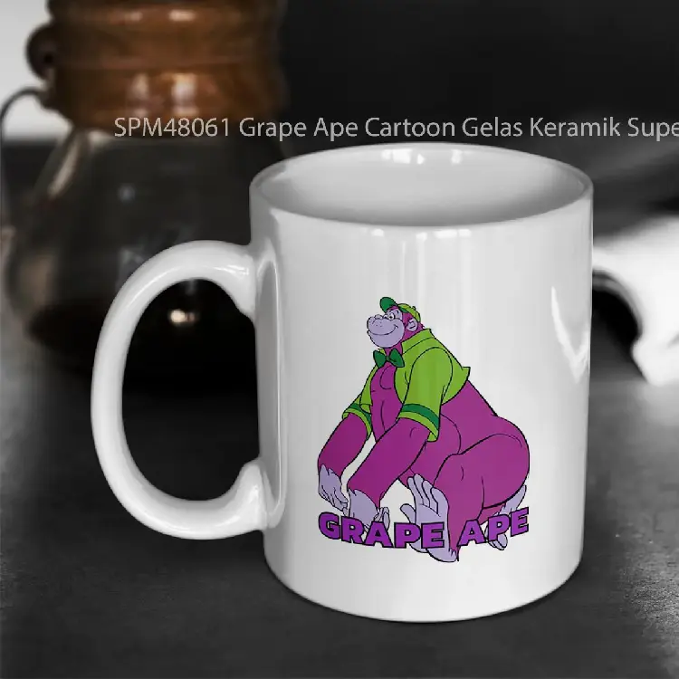 SPM48061 Grape Ape Cartoon Gelas Keramik Supermug