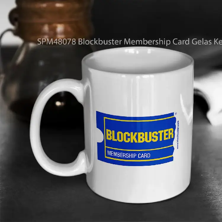 SPM48078 Blockbuster Membership Card Gelas Keramik Supermug