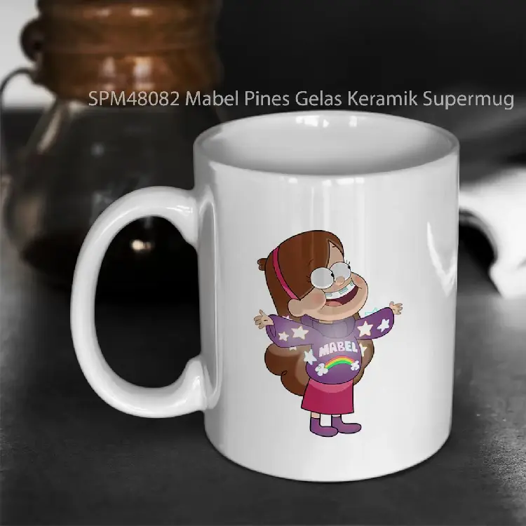 SPM48082 Mabel Pines Gelas Keramik Supermug