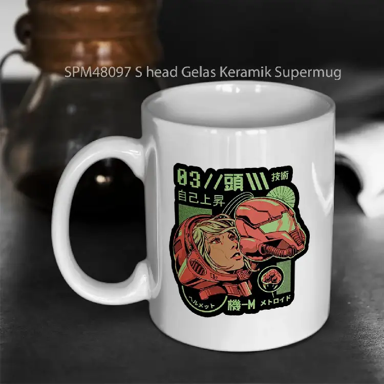 SPM48097 S head Gelas Keramik Supermug