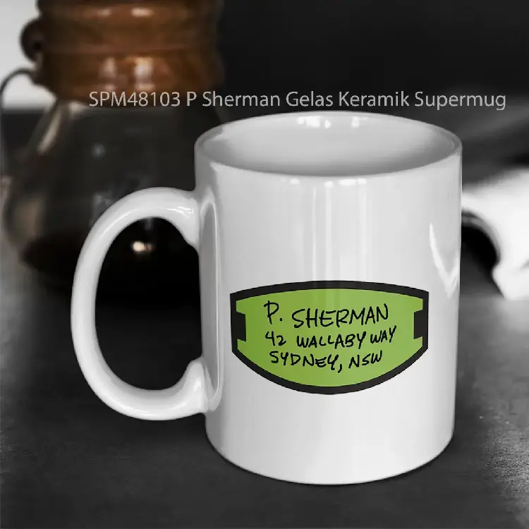 SPM48103 P Sherman Gelas Keramik Supermug