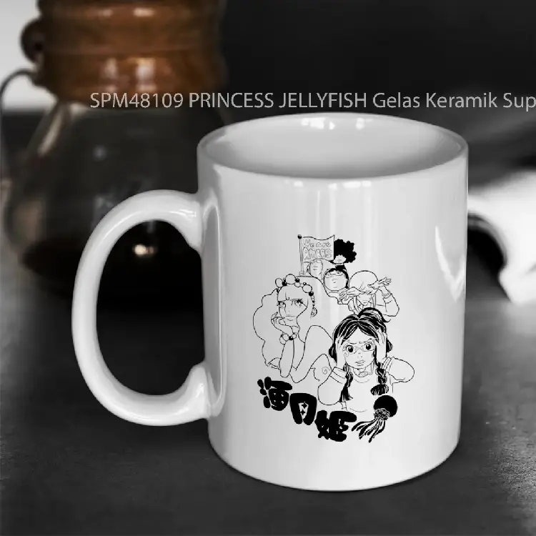 SPM48109 PRINCESS JELLYFISH Gelas Keramik Supermug