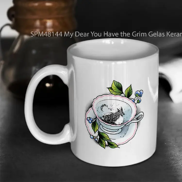 SPM48144 My Dear You Have the Grim Gelas Keramik Supermug