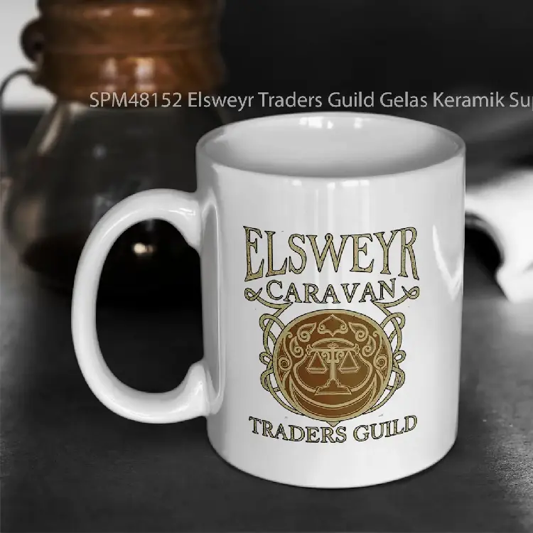 SPM48152 Elsweyr Traders Guild Gelas Keramik Supermug
