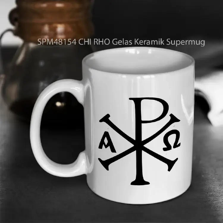 SPM48154 CHI RHO Gelas Keramik Supermug