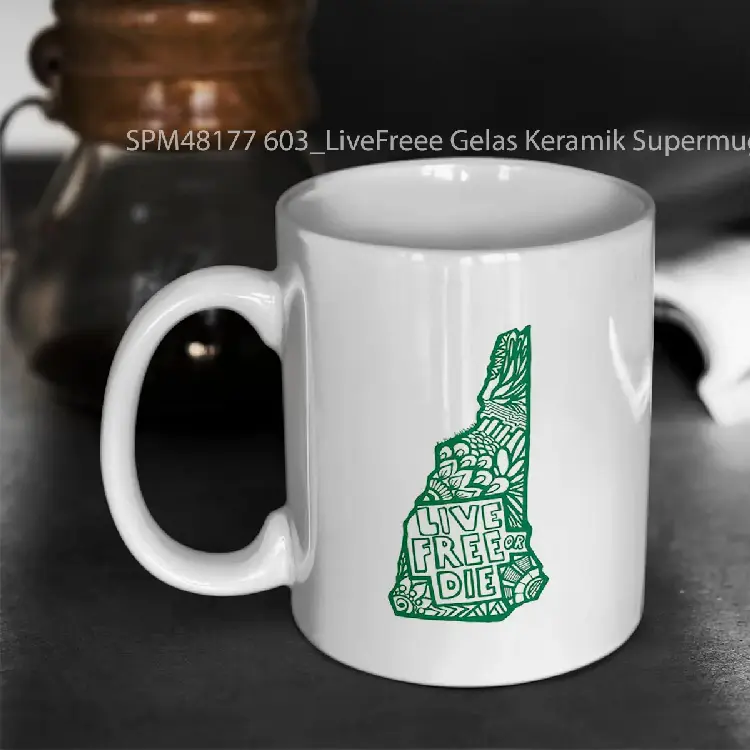 SPM48177 603_LiveFreee Gelas Keramik Supermug