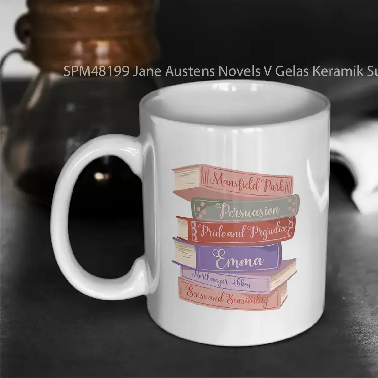 SPM48199 Jane Austens Novels V Gelas Keramik Supermug