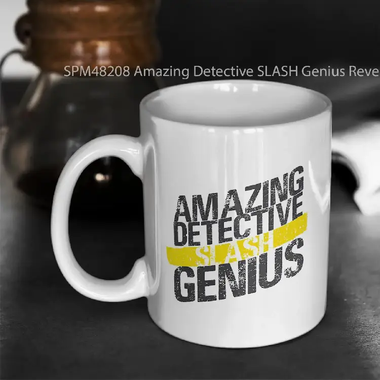 SPM48208 Amazing Detective SLASH Genius Reversed Gelas Keramik Supermug