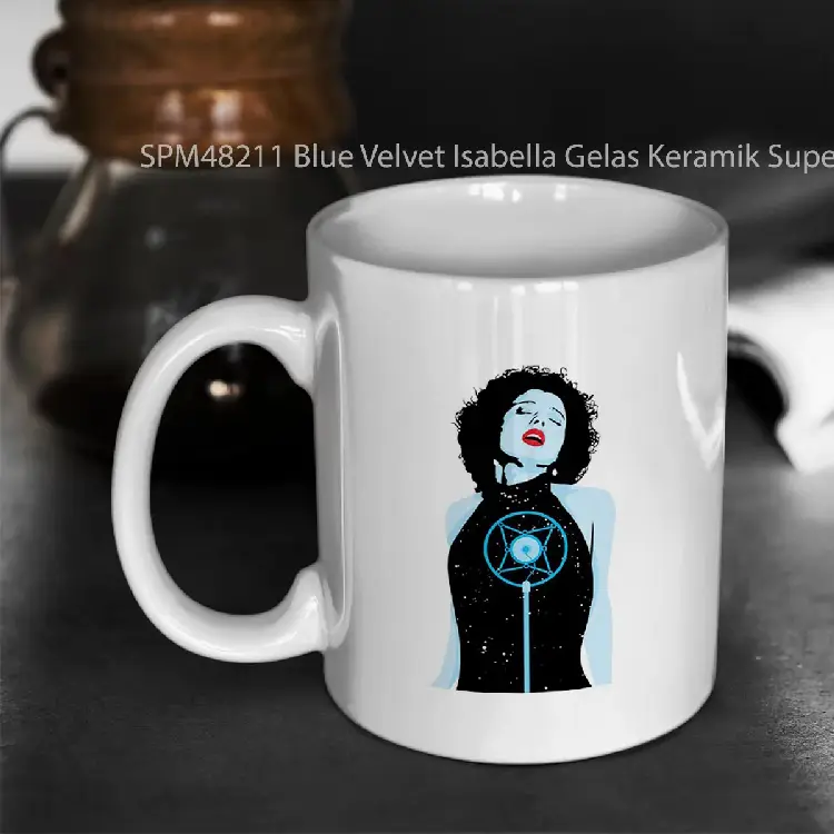 SPM48211 Blue Velvet Isabella Gelas Keramik Supermug