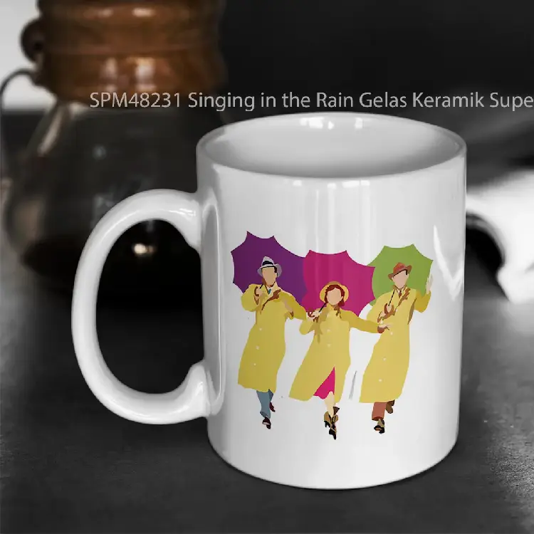 SPM48231 Singing in the Rain Gelas Keramik Supermug
