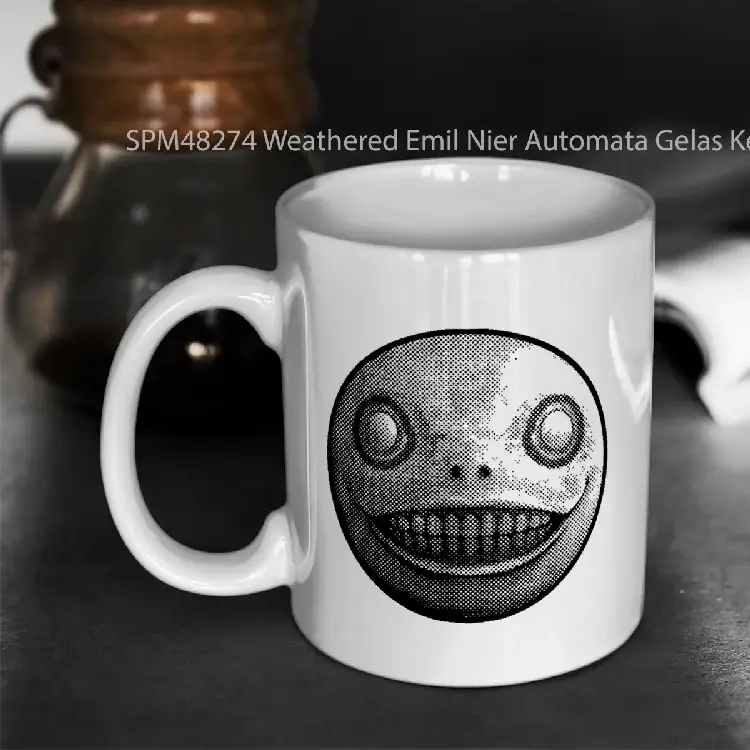 SPM48274 Weathered Emil Nier Automata Gelas Keramik Supermug
