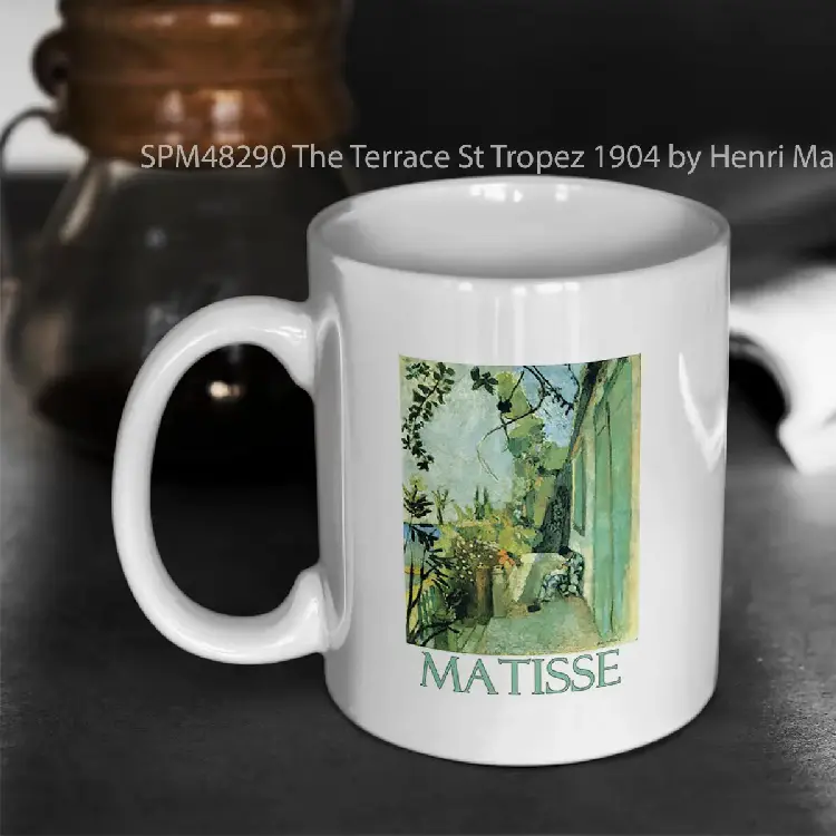 SPM48290 The Terrace St Tropez 1904 by Henri Matisse Gelas Keramik Supermug
