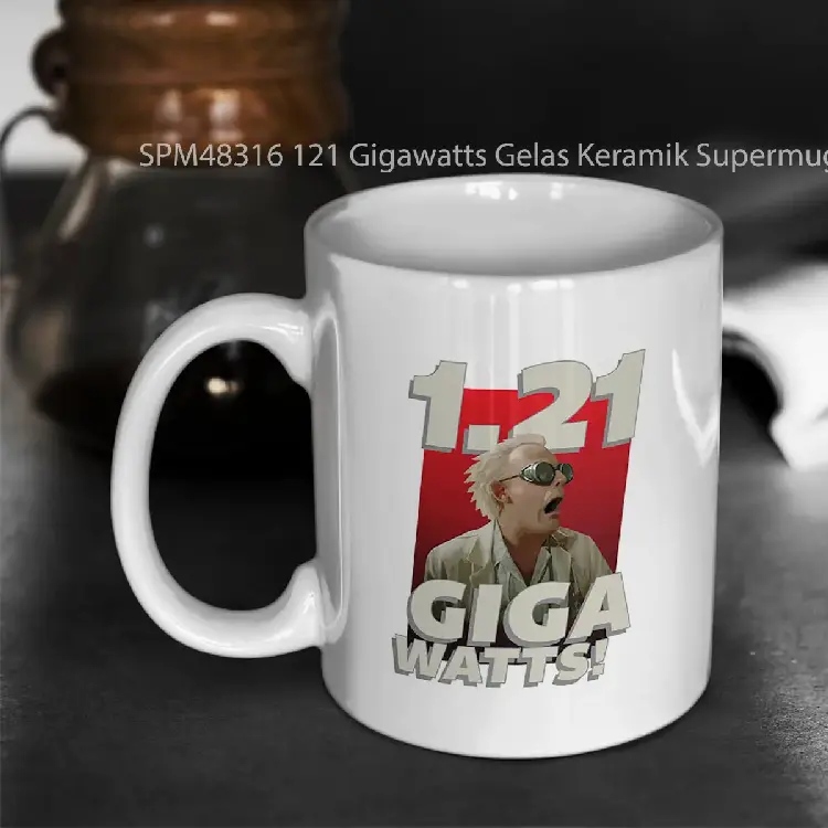SPM48316 121 Gigawatts Gelas Keramik Supermug
