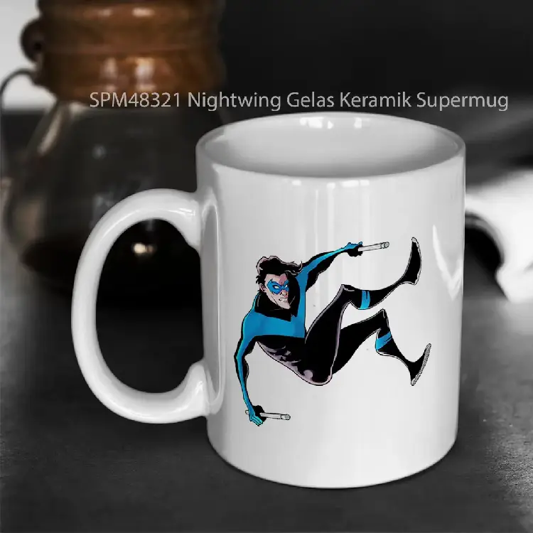 SPM48321 Nightwing Gelas Keramik Supermug